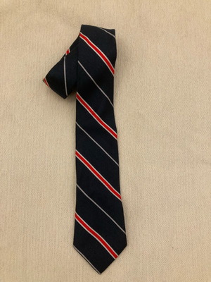 Tie used, black and blue
