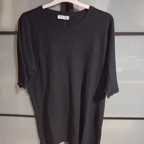 Vittorio men's shirt like new, black, size large