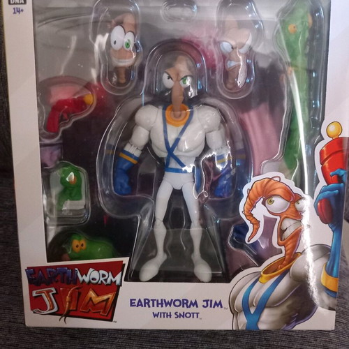 Earth Worm Jim figure new with box defect