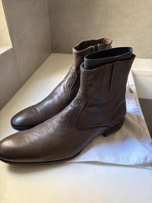 Μποτάκια Paul Smith Chelsea δερμάτινα, νούμερο 43, καφέ