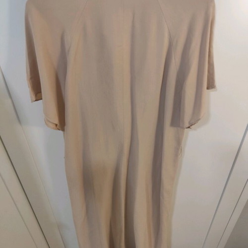 ZARA dress size L like linen, beige color, almost unused