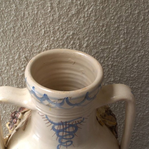 Amphora Nicola Fasano used, handmade ceramic from Puglia Italy