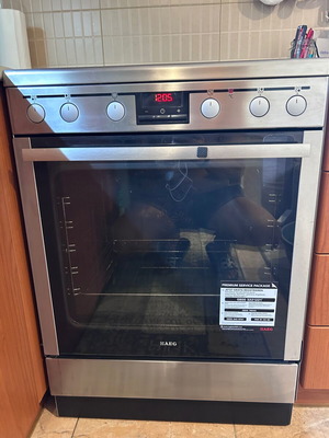 AEG 347056V-MN κεραμική ηλεκτρική κουζίνα, inox