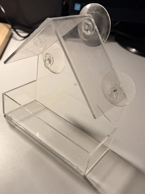 Decorative Bird Feeder House used with suction cups
