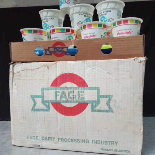Fage Veloutela Vintage Yogurt Packaging Used From 1980s