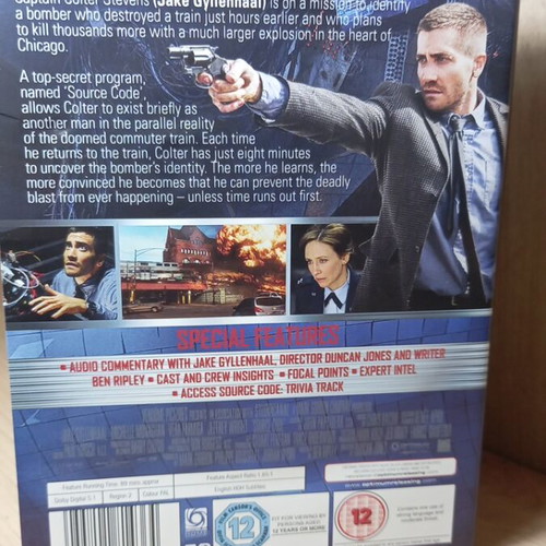 Source Code DVD like new with English subtitles