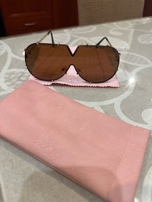 Sunglasses new, large size, brown