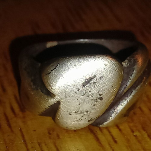 Silver ring 925 unisex, weight 7.3g, size 6.5cm circumference