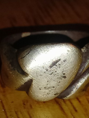Ασημένιο δαχτυλίδι 925 unisex, βάρος 7,3 γρ, μέγεθος 6,5 εκ περίμετρος