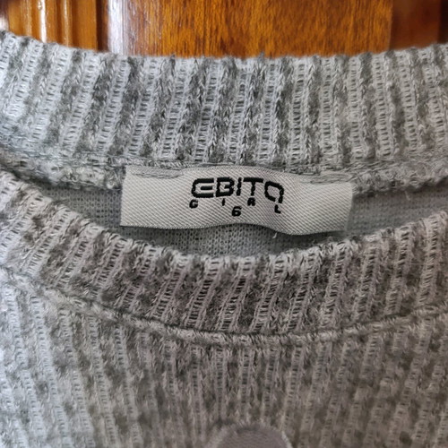 Evita crop top gray like new, size 128 cm
