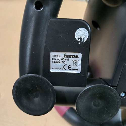 Hama Thunder V5 PS3 Racing Wheel used for PlayStation 3