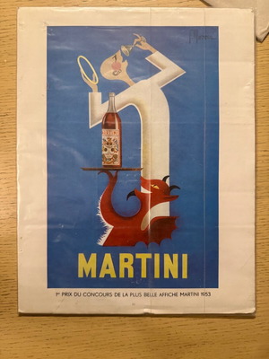Martini advertisement used, likely reproduction