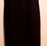 Anna Ryska Glamour Long Evening Dress Large 40 Black cool wool like new