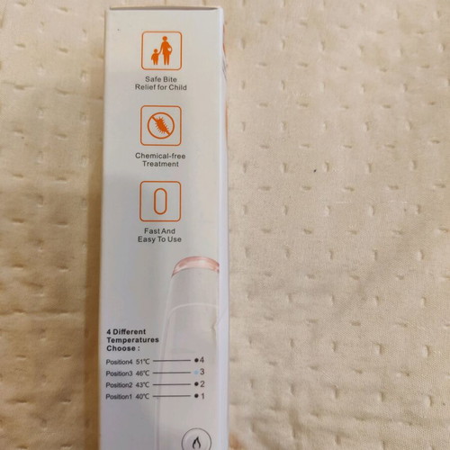 Electronic Anti-Itch Pen for Bites with Infrared Heating New