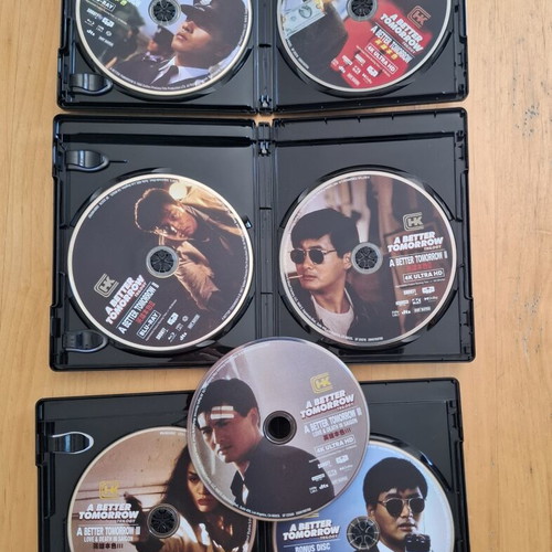 A Better Tomorrow Trilogy 4K UHD + Blu-ray set new, 7 discs