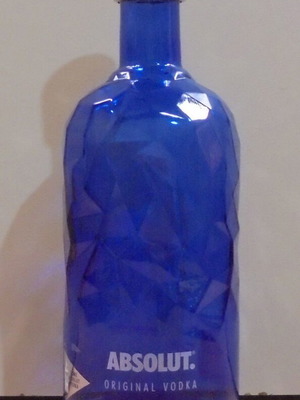 Absolut Vodka Blue Diamond συλλεκτικό μπουκάλι άδειο χρησιμοποιημένο