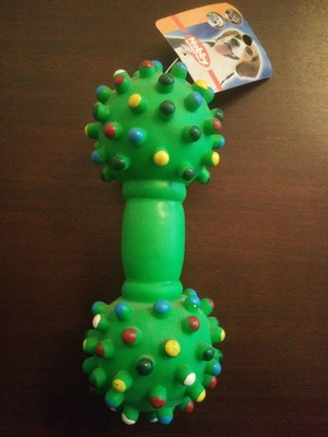 Nobby dog toy dumbbell 21cm new