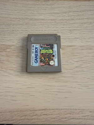 Turtles Fall Of The Foot Clan Game Boy used