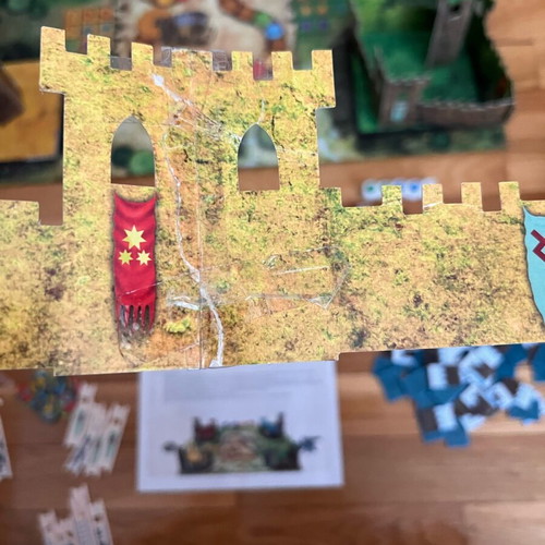 Board game Castles and Siege used, strategy game