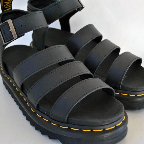 Dr. Martens Black Platform Sandals like new No 39
