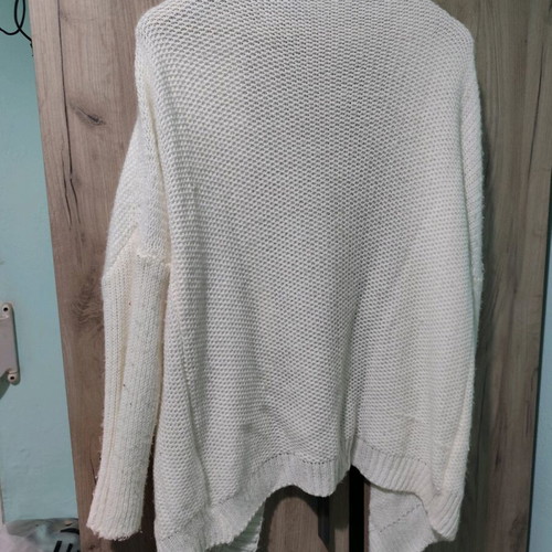 Knitted cardigan white XXXL used