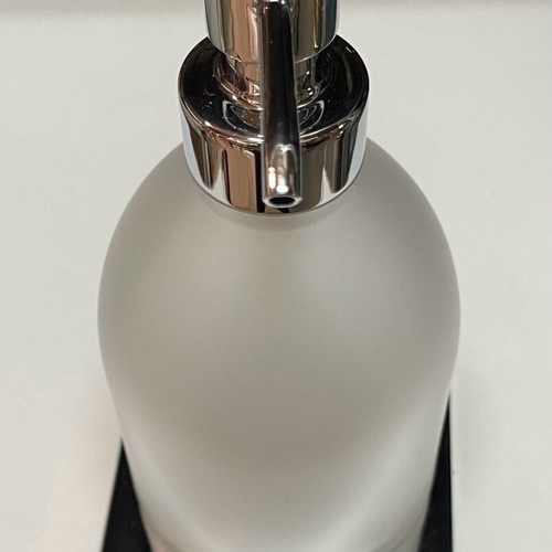 Inda Logic 3300 dispenser new, glass with brass chrome base