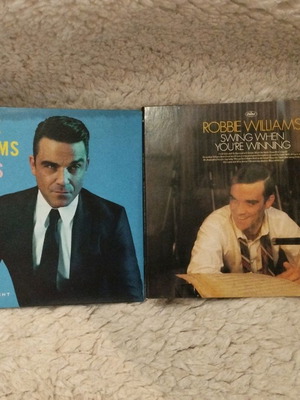 Robbie Williams 2 CD albums used, jazz swing