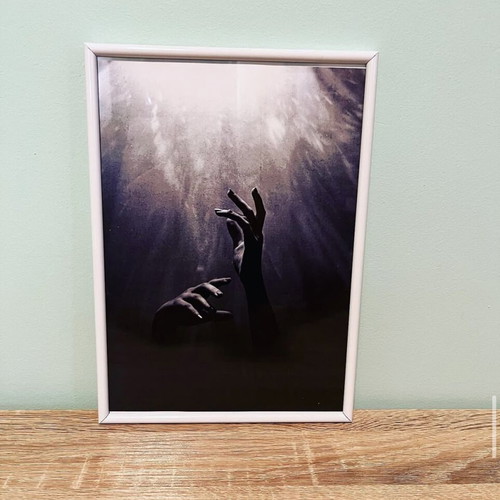 Wall art like new, 5 prints with frames