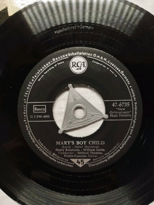 Harry Belafonte 45 RPM vinyl 7 inch like new