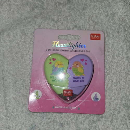 Valentine's day 2026 Limited edition Legami collectable highlighters new, set of 2