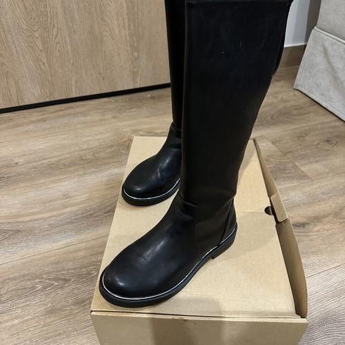 Zara boots with pearls, size 37, black