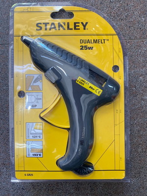 Πιστόλι θερμοκόλλας Stanley καινούργιο 25w για στερεά σιλικόνη