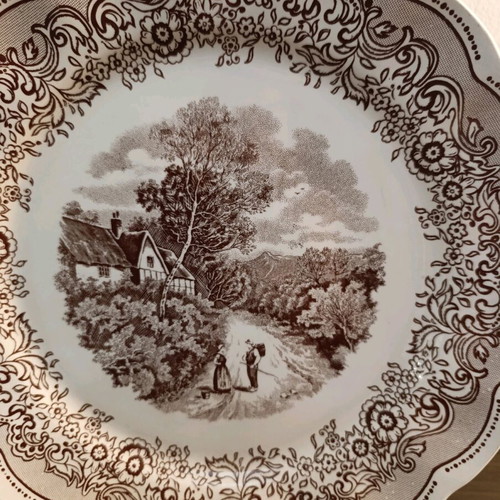 Collectible Vintage Plate Swiss Landscape made in Italy