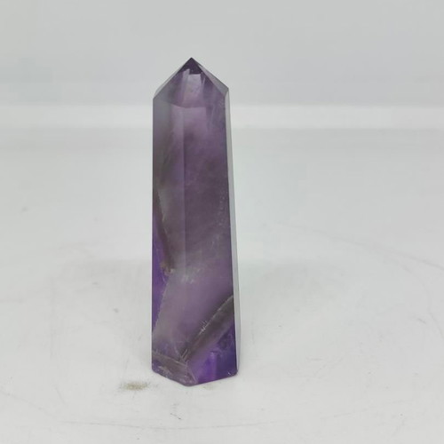 Amethyst crystal tower like new, natural hexagonal obelisk
