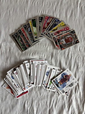 Topps Match Attax UEFA EURO 2024 football cards like new, 117 pcs