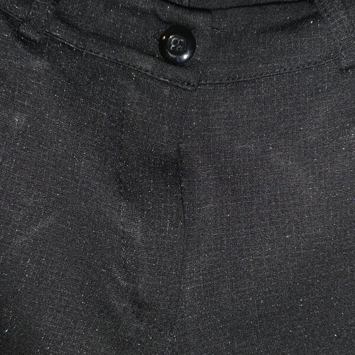 Black leggings pants like new, small, silver stitching