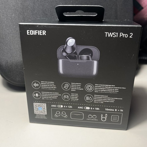 Edifier TWS1 Pro 2 Bluetooth Earbuds like new, black