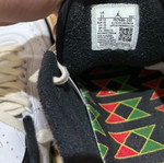 Jordan athletic shoes like new, size 45, black and green