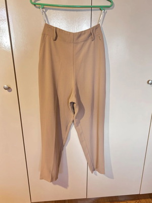Toi&Moi παντελόνι κρεπ ύφασμα, office style, μπεζ nude