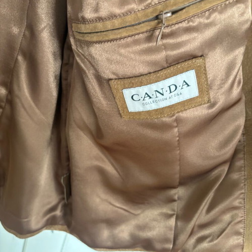 Canda suede jacket size XL like new, brown