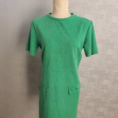 velvet dress with sleeves V-Neck Long – KF Bridal Fabric is very stretchy Season: fall_winter blue dress for baby Color:Seamist