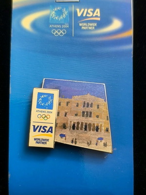 Athens 2004 Visa Pin like new