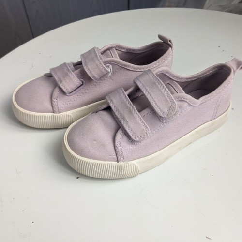 H&M girls' sneakers used purple size 27 with scratches
