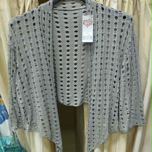 Bolero jacket MX4552 cotton 100% beige one size new