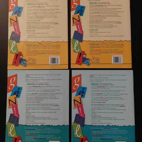 Genial French Language Book Set for Children new, 4 volumes