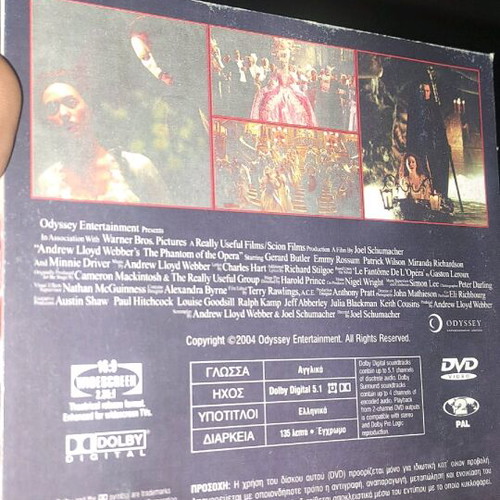 The Phantom of the Opera movie like new