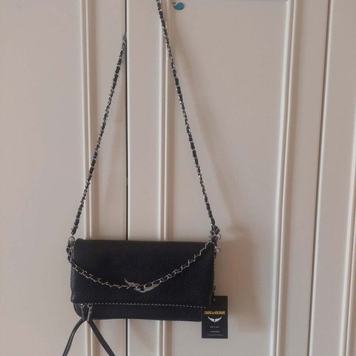 Zadig Voltaire shoulder bag like new, black