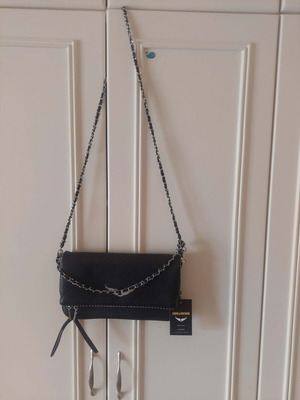 Zadig Voltaire shoulder bag like new, black