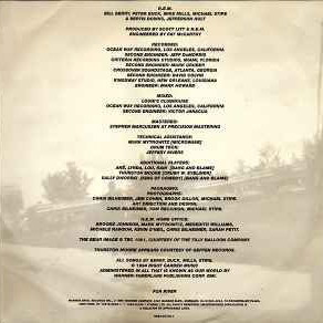 R.E.M. Monster vinyl record used, rock