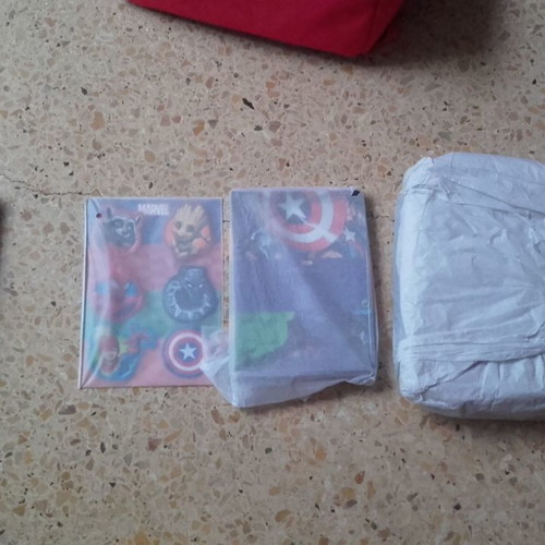 Marvel school bag new with accessories